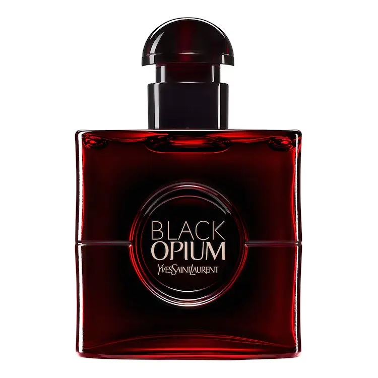 Black opium over red